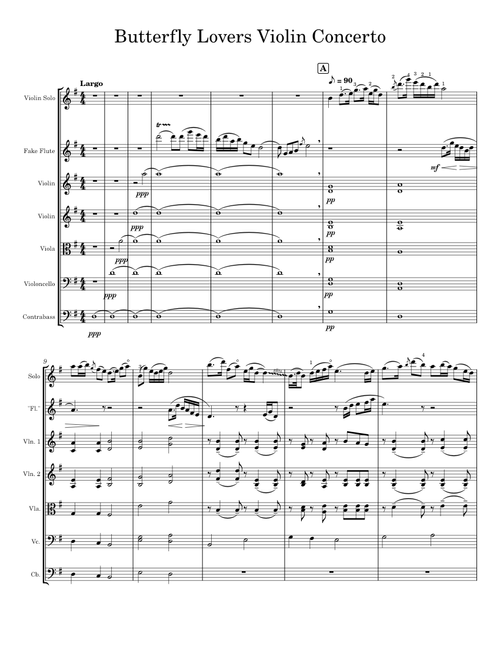 Butterfly Lovers Violin Concerto – He Zhanhao, Chen Gang Excerpts from Butterfly Lovers Violin Concerto
