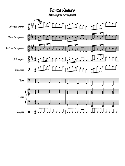 Danza Kuduro jazz improv