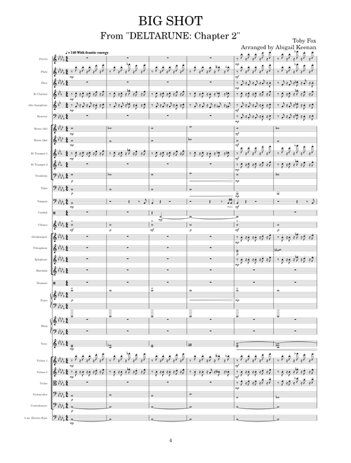 BIG SHOT - Orchestral Arrangement