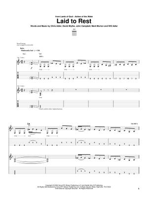Play Official version of Ashes of the wake Sheet Music by Lamb of