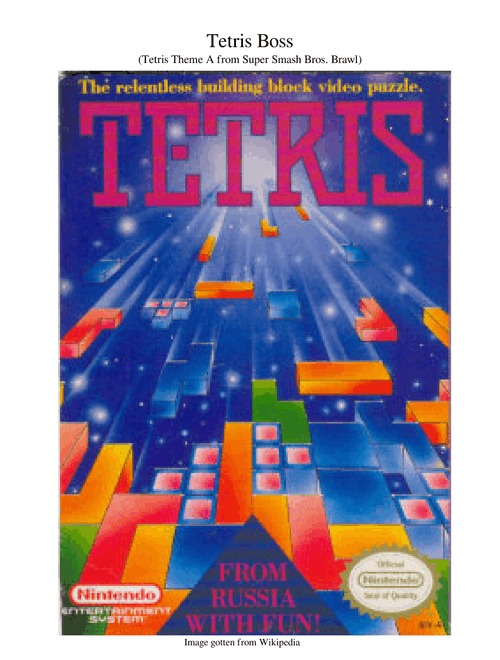 Super Smash Bros Brawl - Tetris Type A
