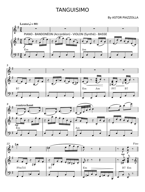 Tanguisimo - Astor Piazzolla