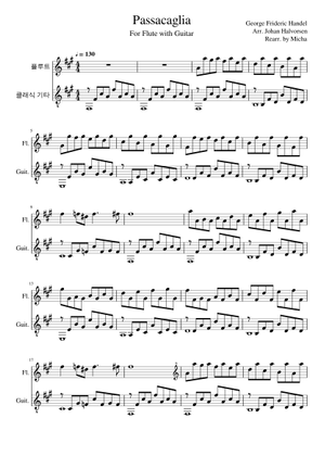 Passacaglia Di Handel/Halvorsen – Spartito Per Pianoforte, Nuovo