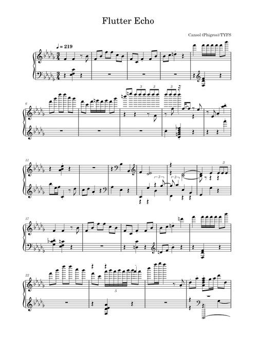 Flutter Echo – Cansol