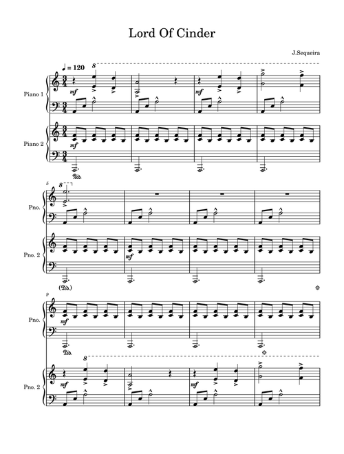 Gwyn, Lord of Cinder (Arr. Jefferson Sequeira) - Yuka Kitamura (Piano Duet)