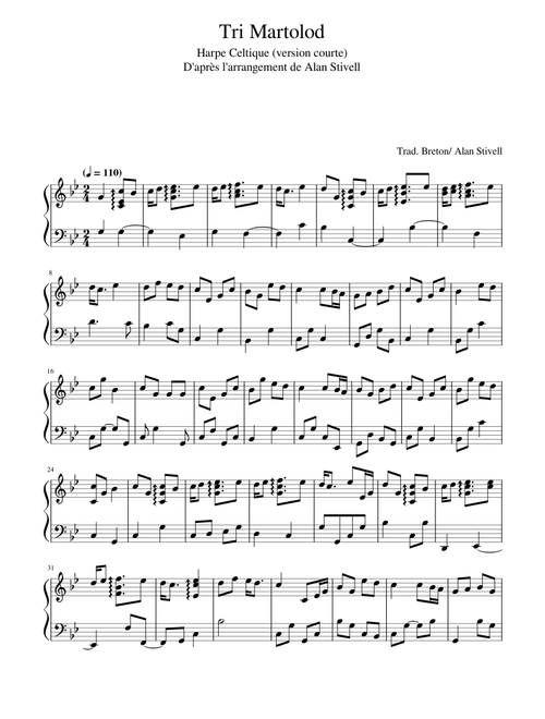 Tri Martolod – Alan Stivell - Celtic Harp