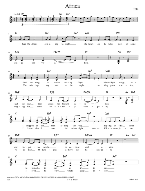Africa by Toto