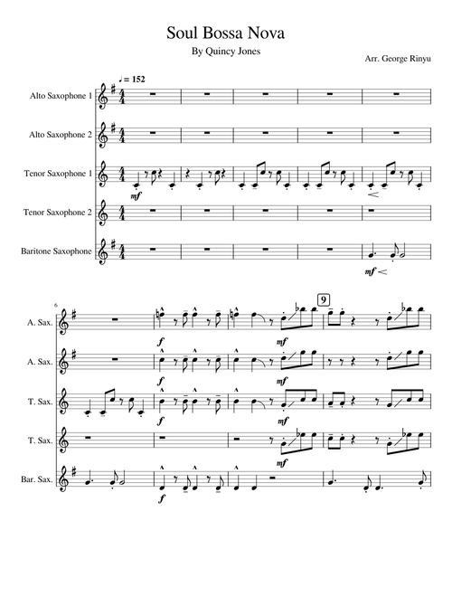 Soul Bossa Nova Sax Qintett
