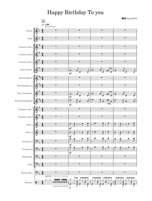 Happy Birthday To You – JAZZ-ver