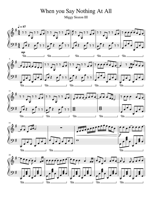 miggysiozoniii | Free sheet music | Download PDF or print on