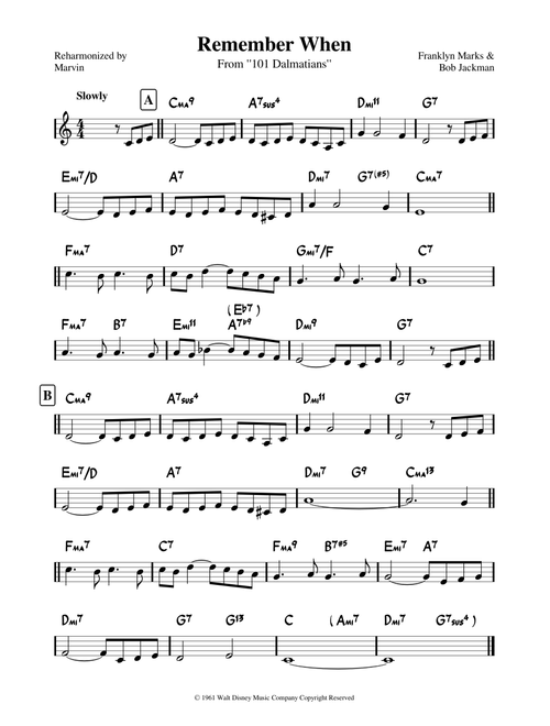 Remember When (A Beautiful Spring Day) - 101 Dalmatians (2nd Reharmonized)