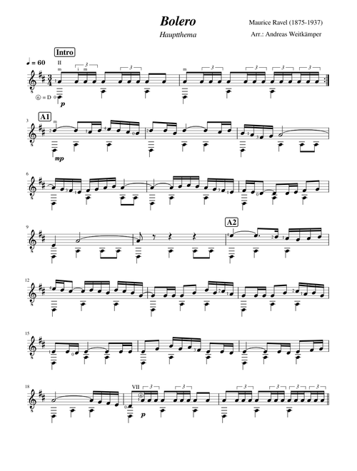 Bolero-Ravel (Hauptthema)