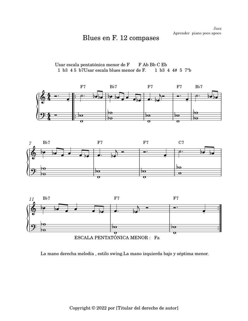 Bags groove 1º Sheet music for Piano (Piano Four Hand)