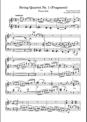 String Quartet No. 1 