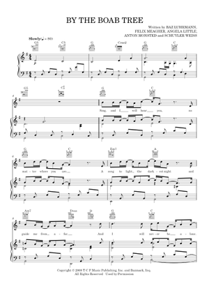 Play Official version of By The Boab Tree sheet music by Ophelia Of The ...