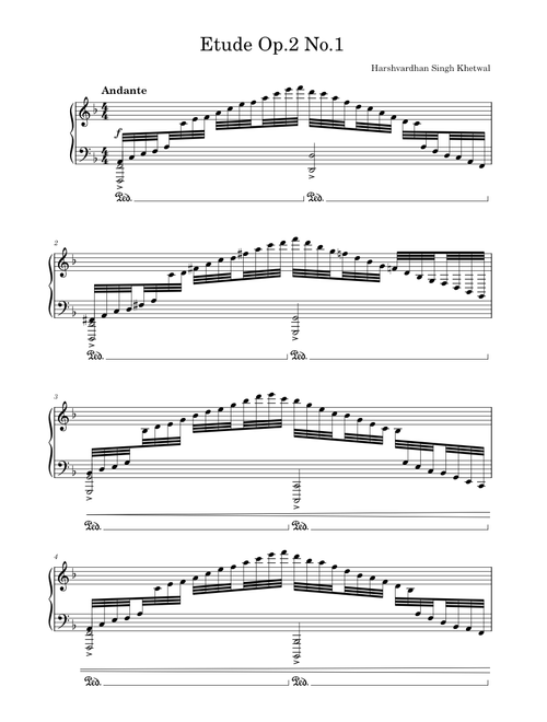 Etude Op.2 No.1 – geetomaira
