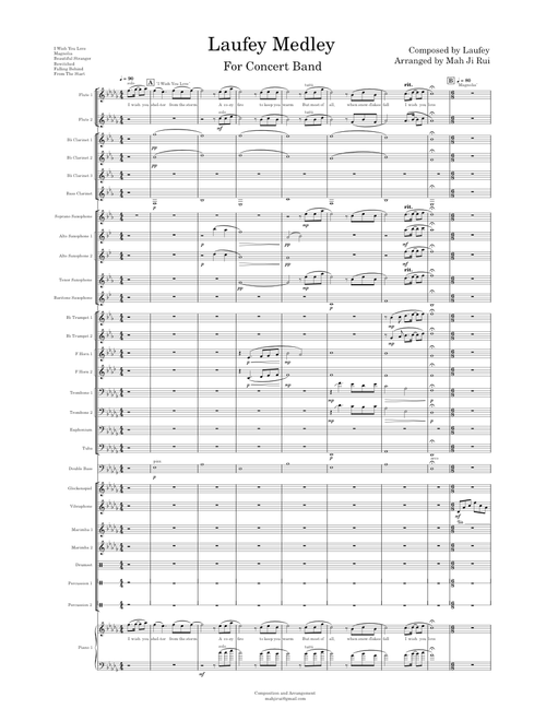 Laufey Medley for Concert Band