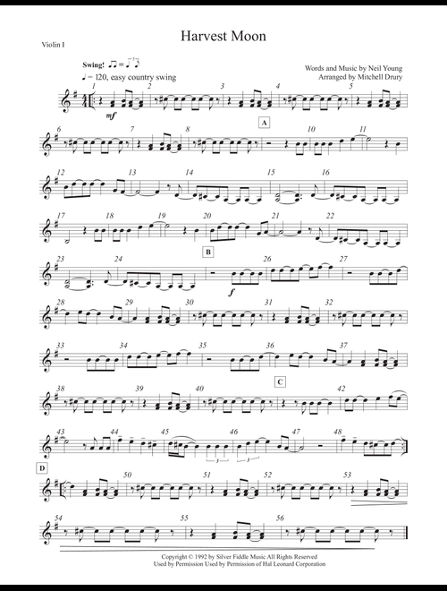 Harvest Moon (Arr. Mitchell Drury) - Neil Young (String Quartet)