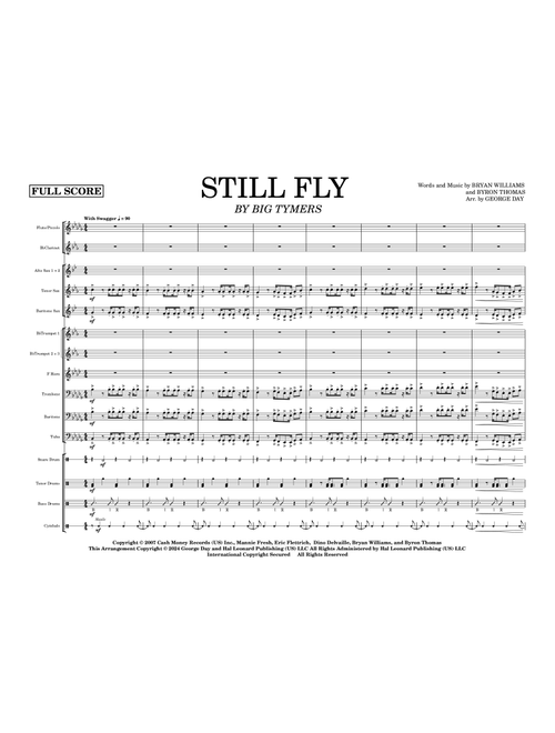 Still Fly (Arr. George Day) - Big Tymers (Marching Band)