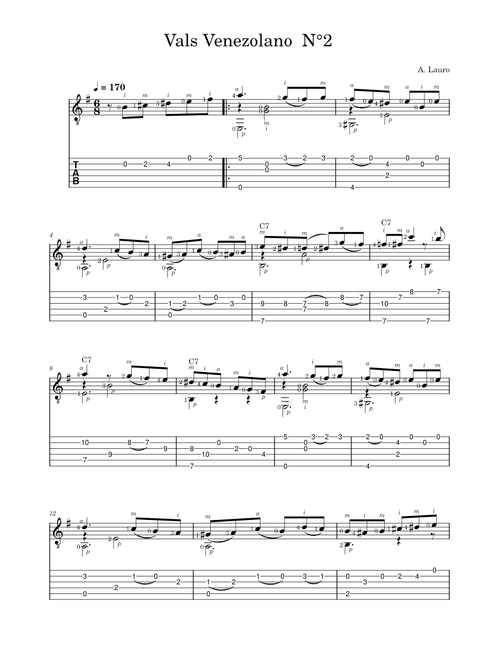 Vals venezolano - no 2 - andreina – Antonio Lauro