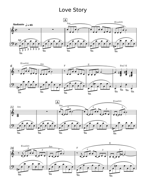 Love story - Richard Clayderman