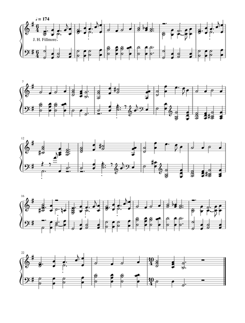 Yes, for me, for me He careth (Fillmore) - J. H. Fillmore