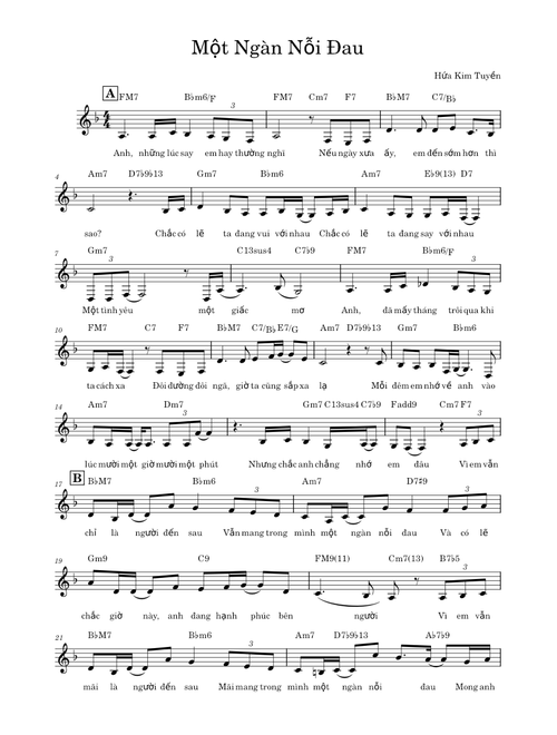 một ngàn nỗi đau