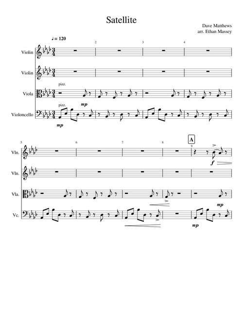 Satellite - Dave Matthews Band arr. Ethan Massey