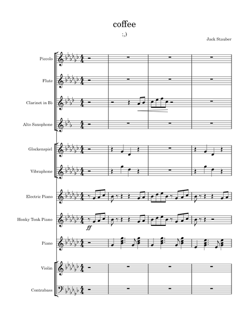 Coffee – Jack Stauber
