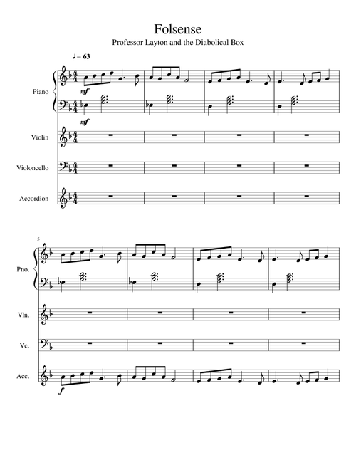 Professor Layton DB: Folsense - Complete Ensemble