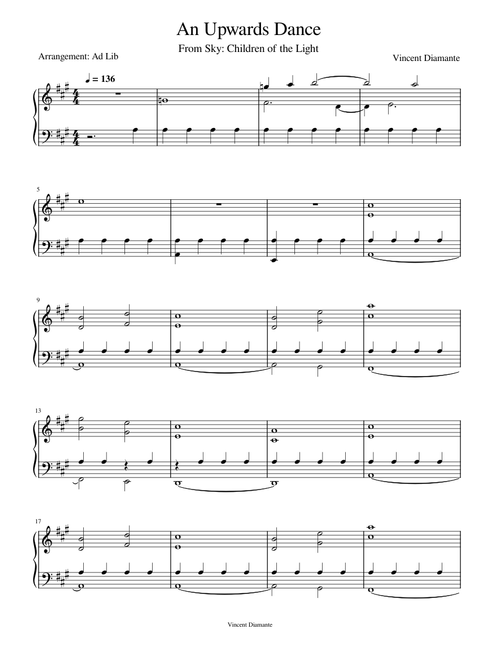 An Upwards Dance - Vincent Diamante