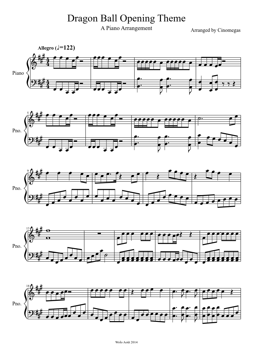 Ball Opening Theme music for (Solo) | Musescore.com