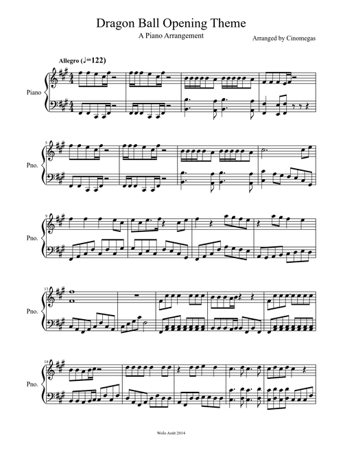 Dragon Ball Opening Theme