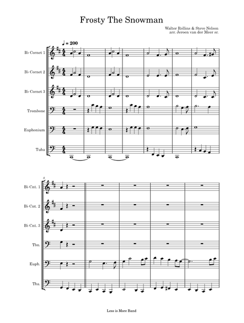 Frosty the snowman – Walter Rollins