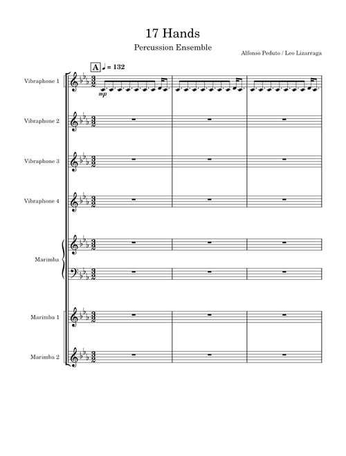 17 hands – Alfonso Peduto