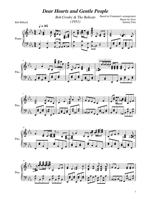 Dear Hearts and Gentle People - Bob Crosby & The Bobcats