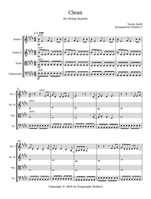 Clean – Taylor Swift