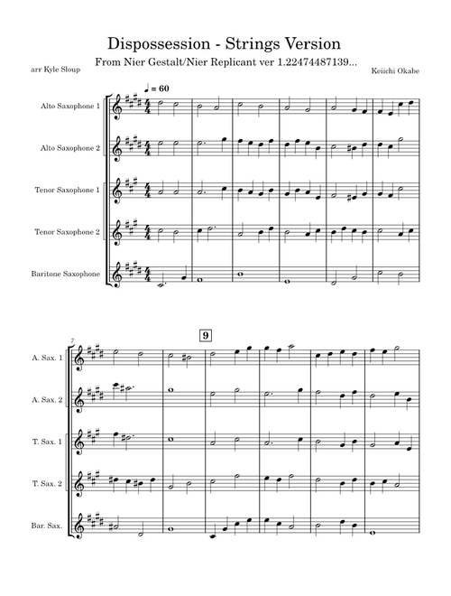 Dispossession - Strings Version – Keiichi Okabe Dispossession - Strings Version