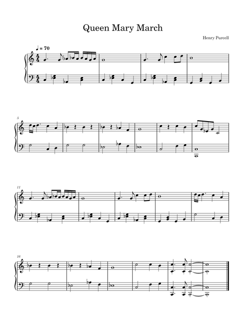 Music for the Funeral of Queen Mary, Z.860 – Henry Purcell