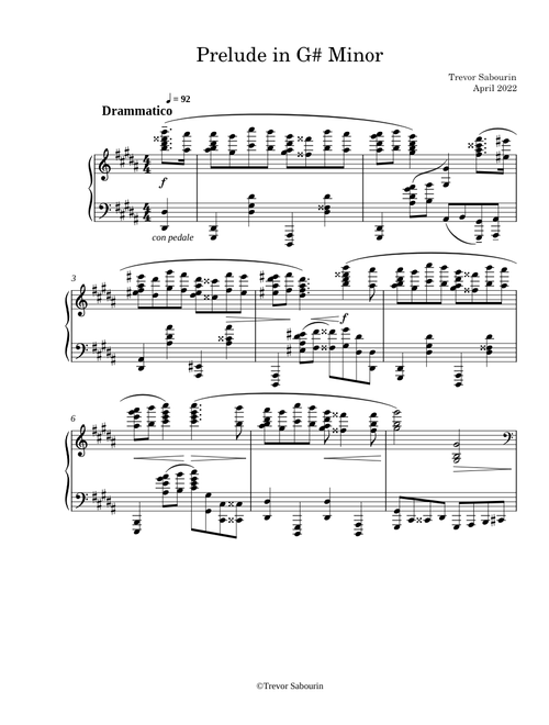 Prelude in G# Minor