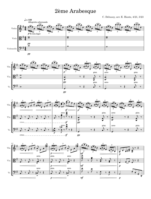 Arabesque no.2 – debussy. claude Arabesque no.2