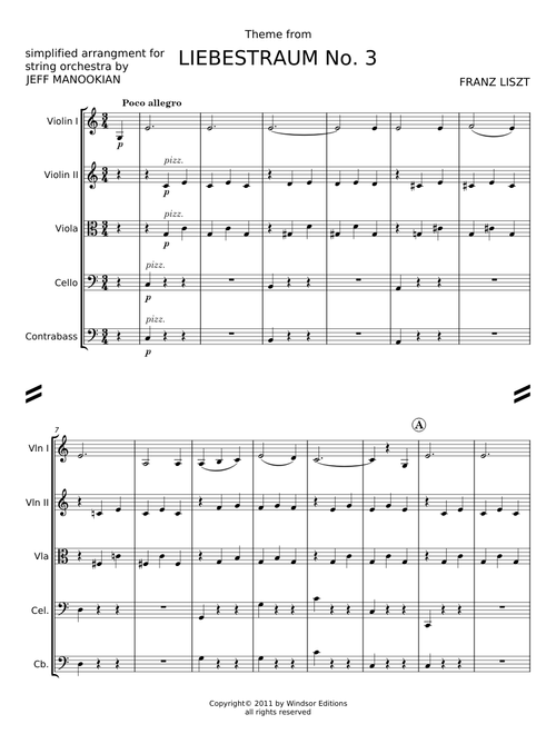 Liebestraum No. 3 in A♭Major - Franz Liszt