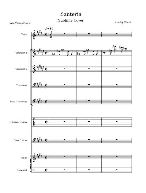 Santeria - Brass Quartet-