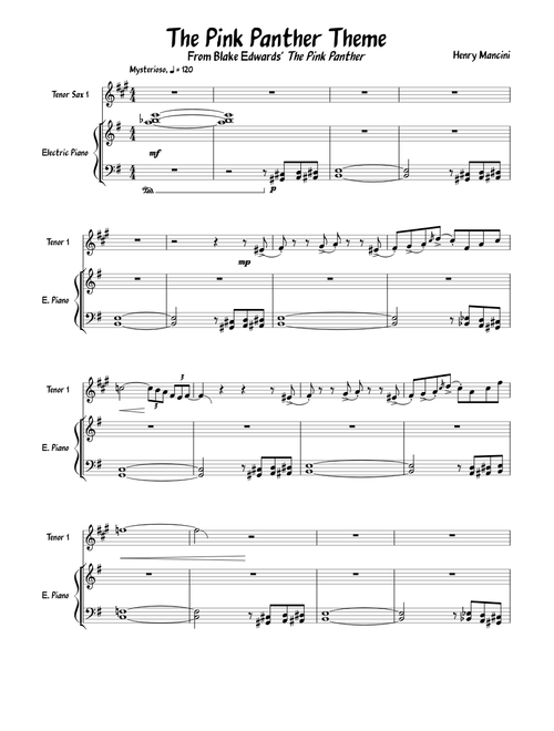 The Pink Panther Theme