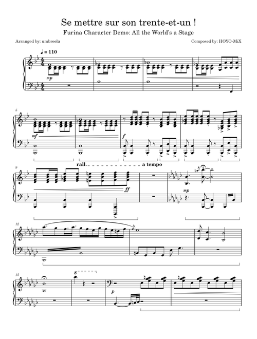 Se mettre sur son trente-et-un ! – HOYO-MiX (Furina: All the World's a Stage)