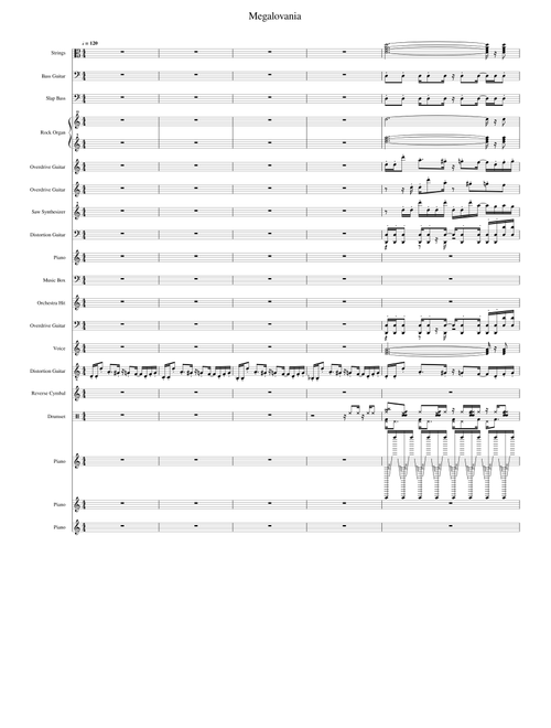 BLACK MIDI - MEGALOVANIA - 1 MILLION NOTES [WIP]