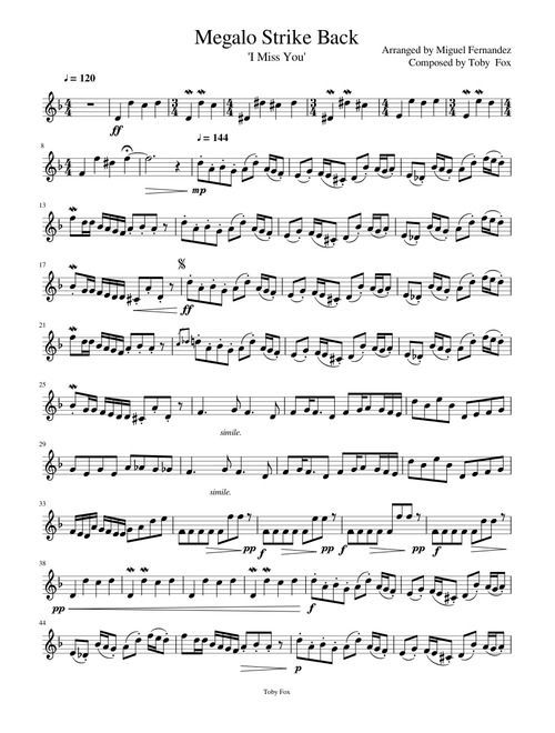 Megalo Strike Back "I miss You" Violin Solo