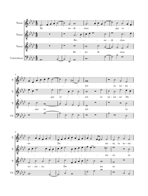 Benedictus – Orlando di Lasso