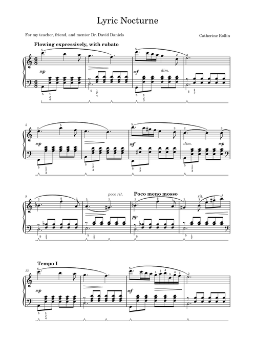 Lyric Nocturne – Catherine Rollin