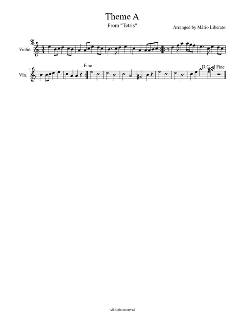 Tetris - Theme A